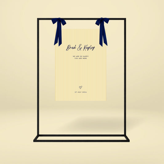 Welcome Sign - Limoncello