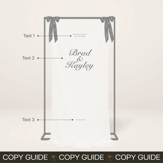 Fabric Welcome Sign - Solae