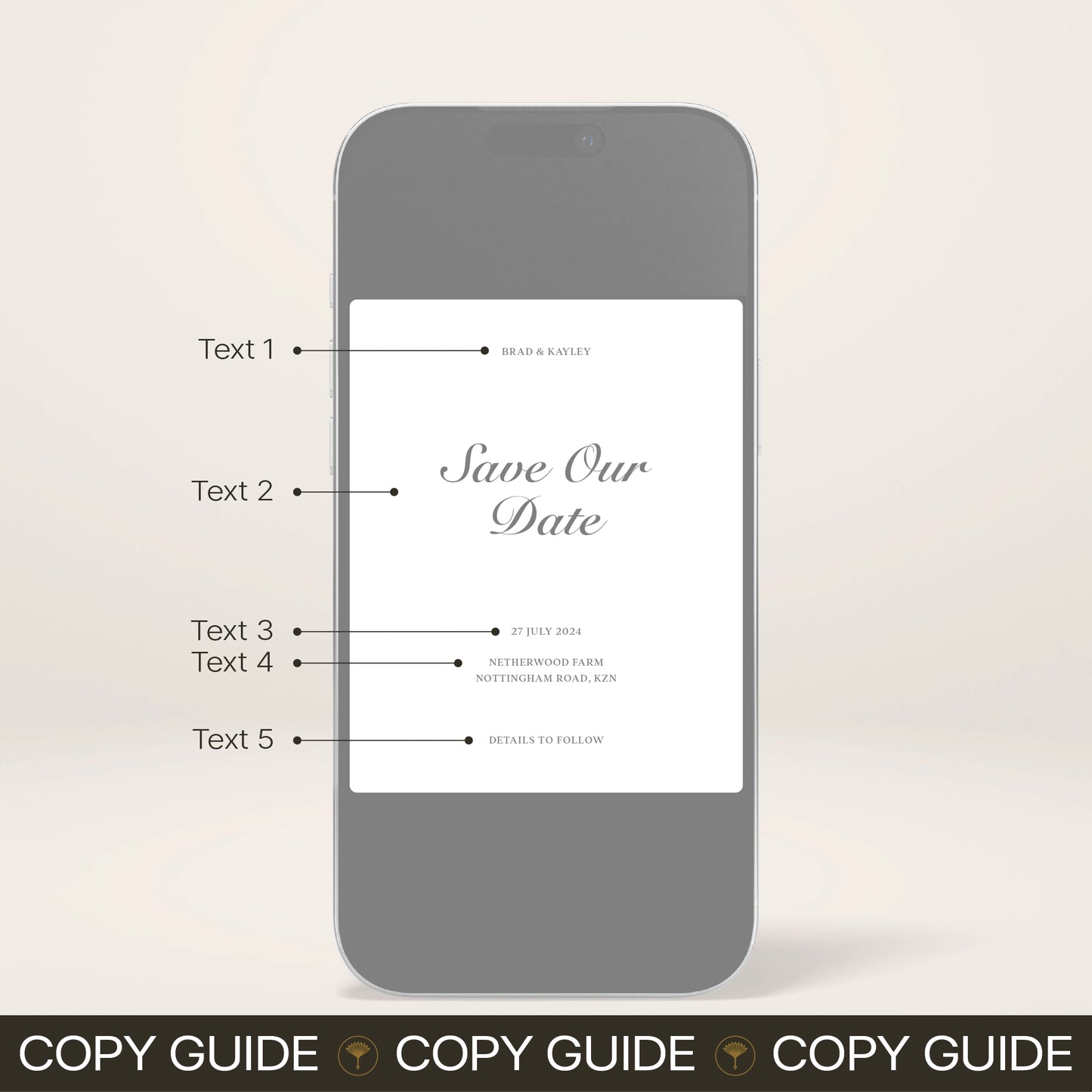 Digital Save The Date - Solae
