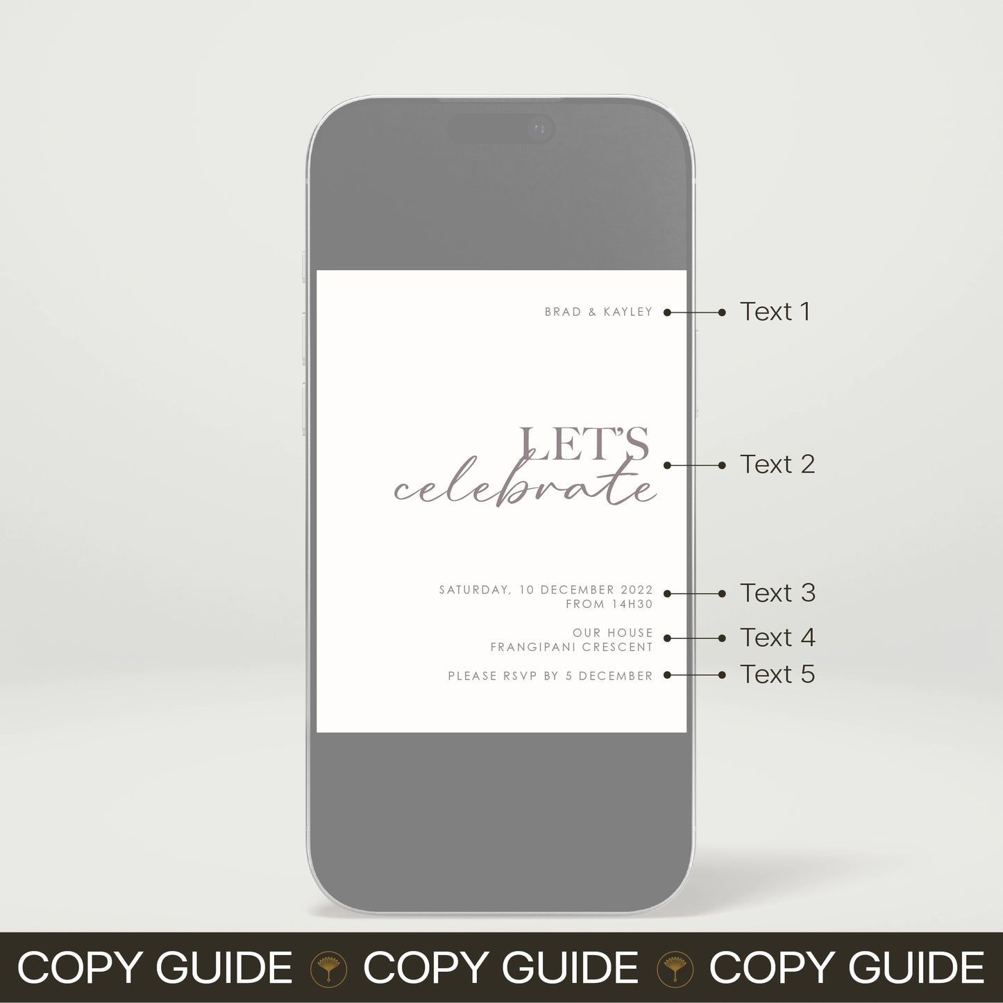 Engagement Party Digital Invitation - Forever
