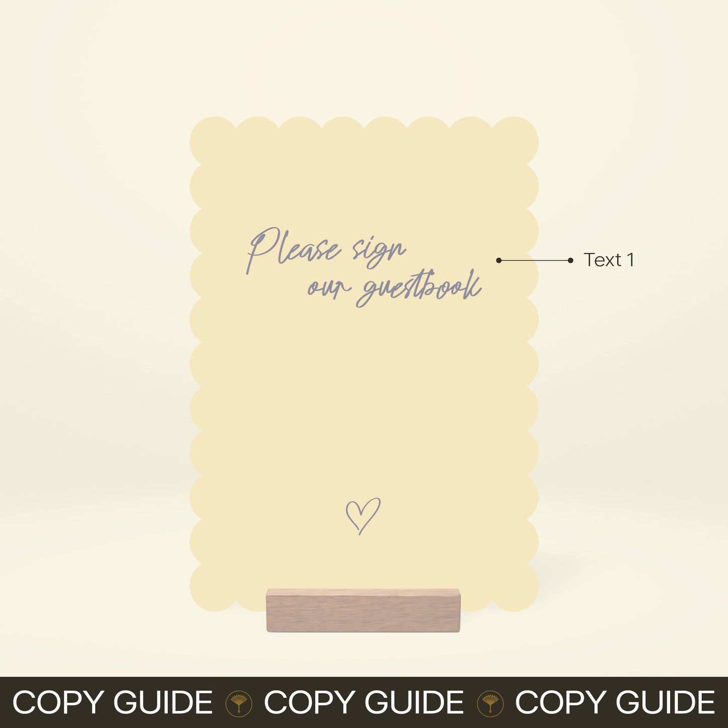 Guest Book Sign - Limoncello