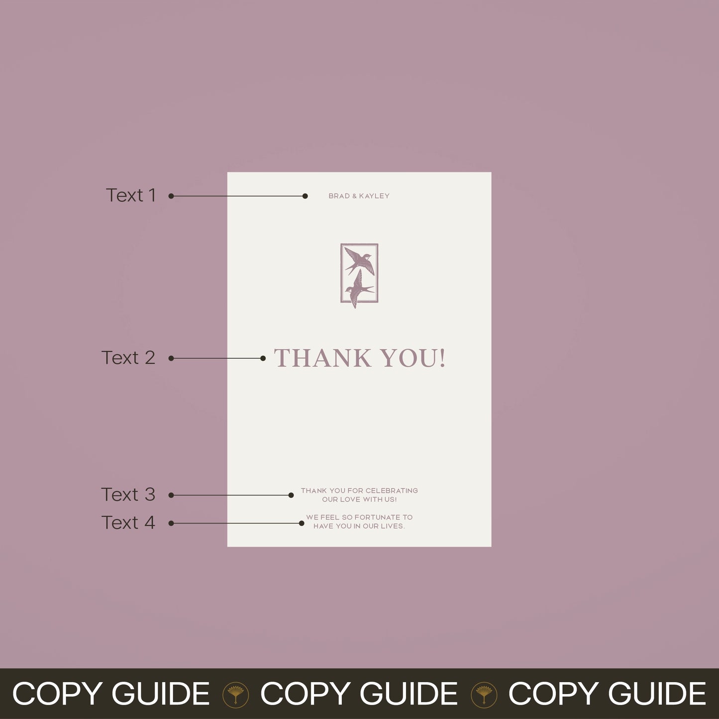Thank You Card - Ever After