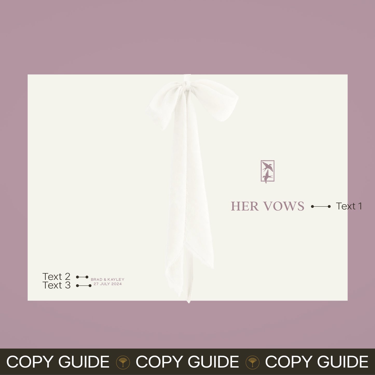 Vow Booklet - Ever After