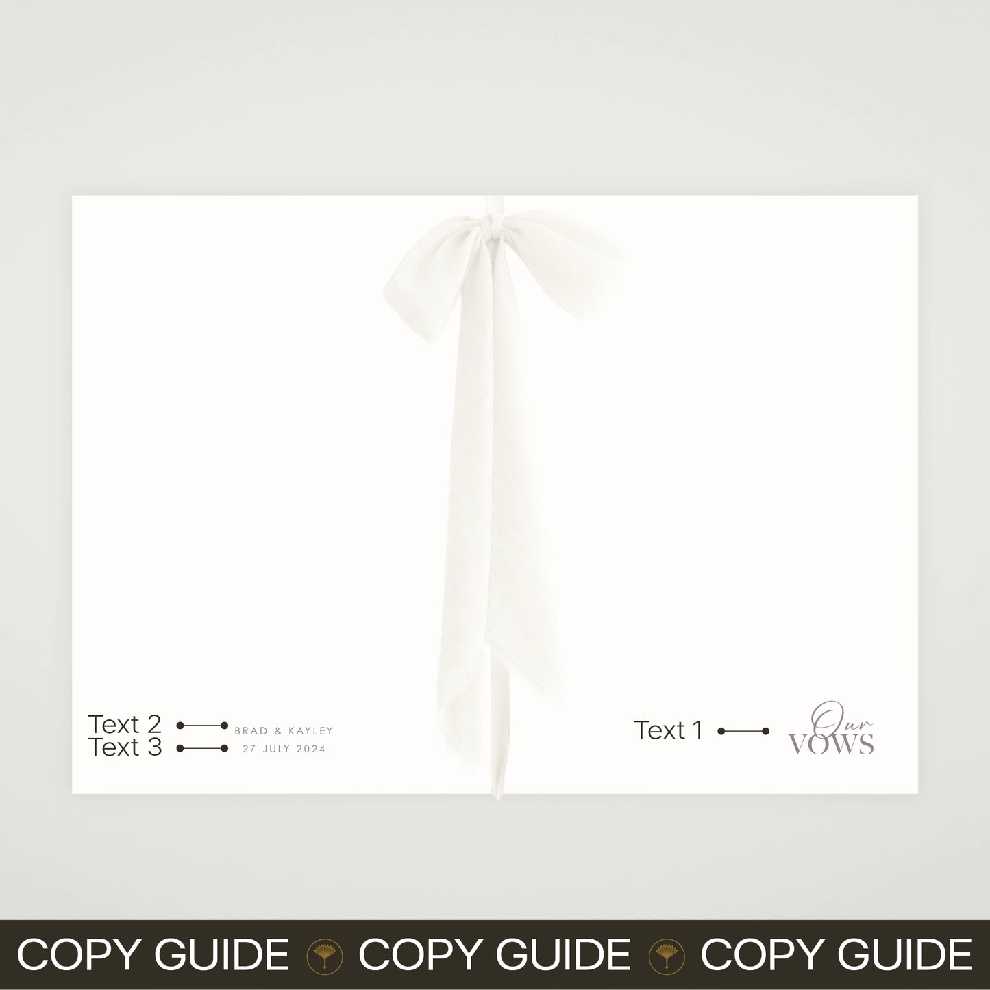 Vow Booklet - Forever