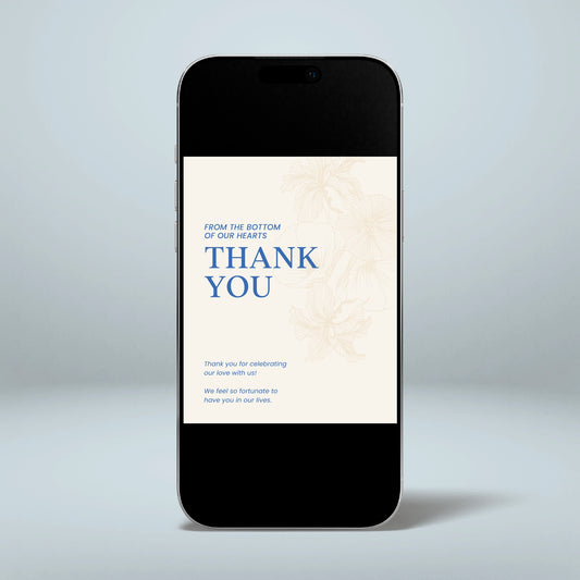 Digital Thank You Card - Nothing Else