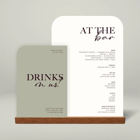 Bar Menu Stack - Forever