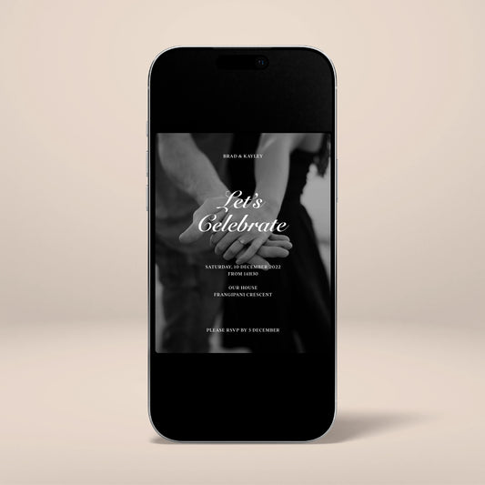 Engagement Party Digital Invitation - Solae