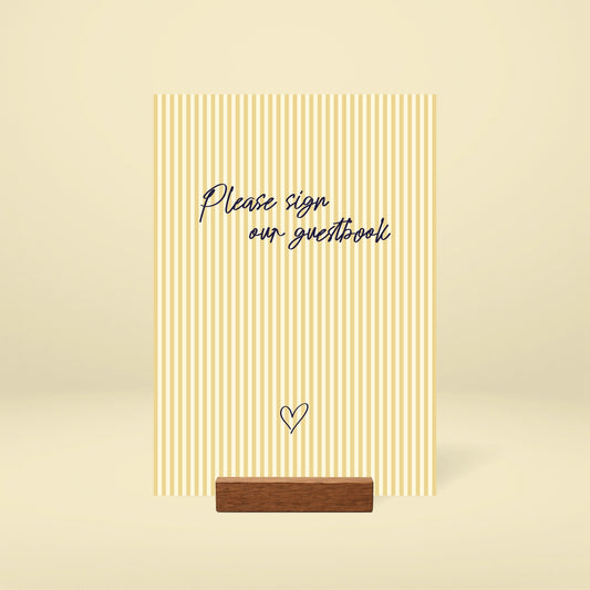 Guest Book Sign - Limoncello