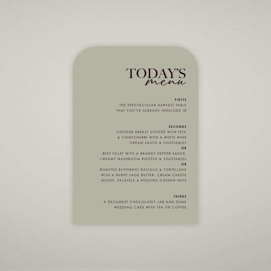 Place Menu - Forever