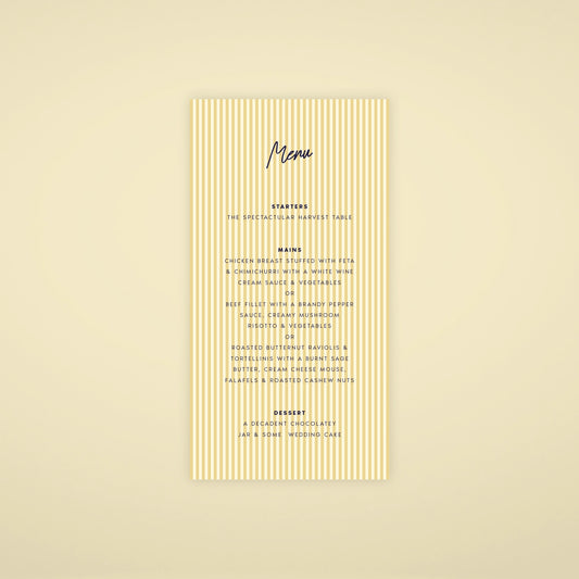 Place Menu - Limoncello