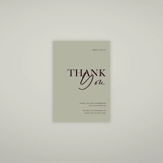 Thank You Card - Forever