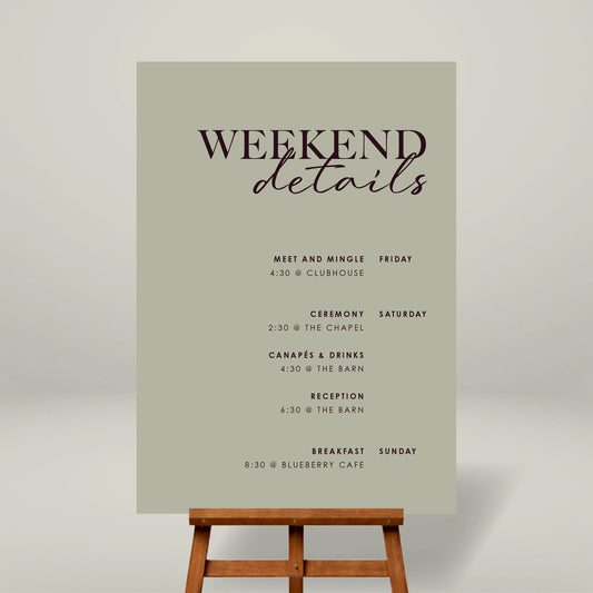 Weekend Timeline - Forever