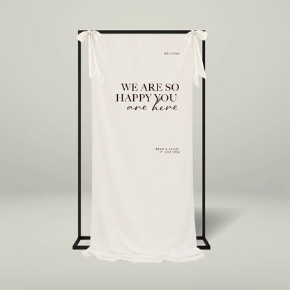 Fabric Welcome Sign - Forever