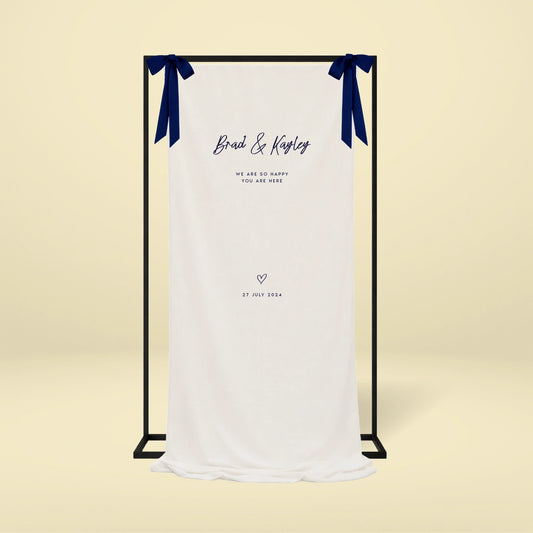 Fabric Welcome Sign - Limoncello