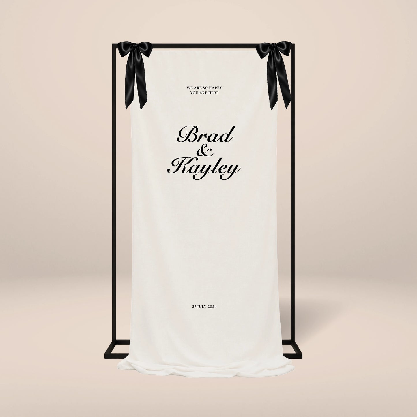 Fabric Welcome Sign - Solae