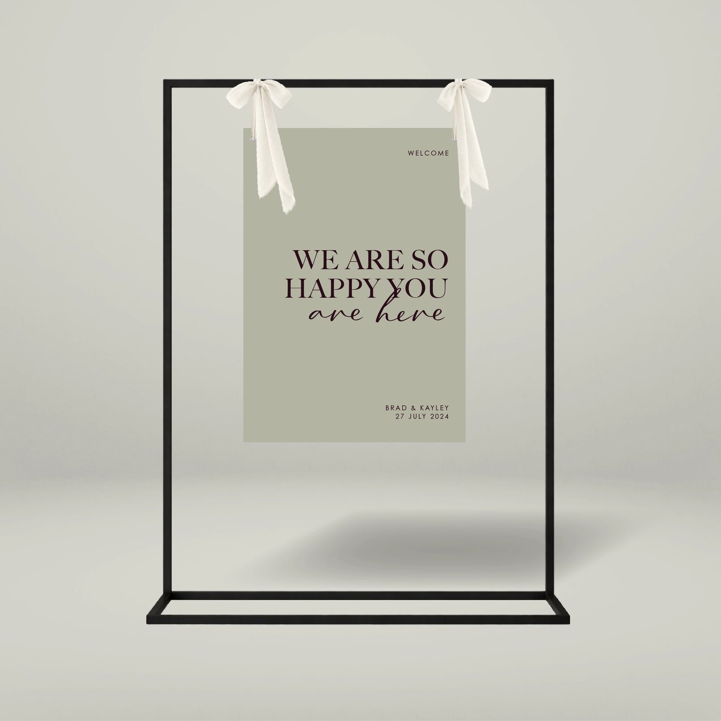Welcome Sign - Forever