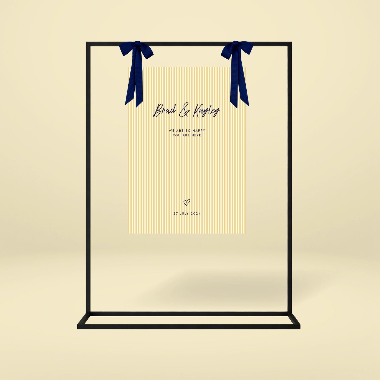 Welcome Sign - Limoncello