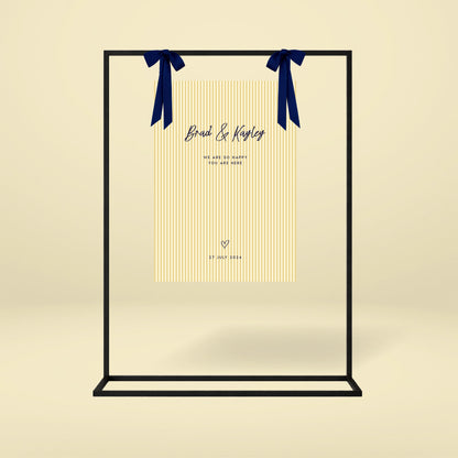 Welcome Sign - Limoncello