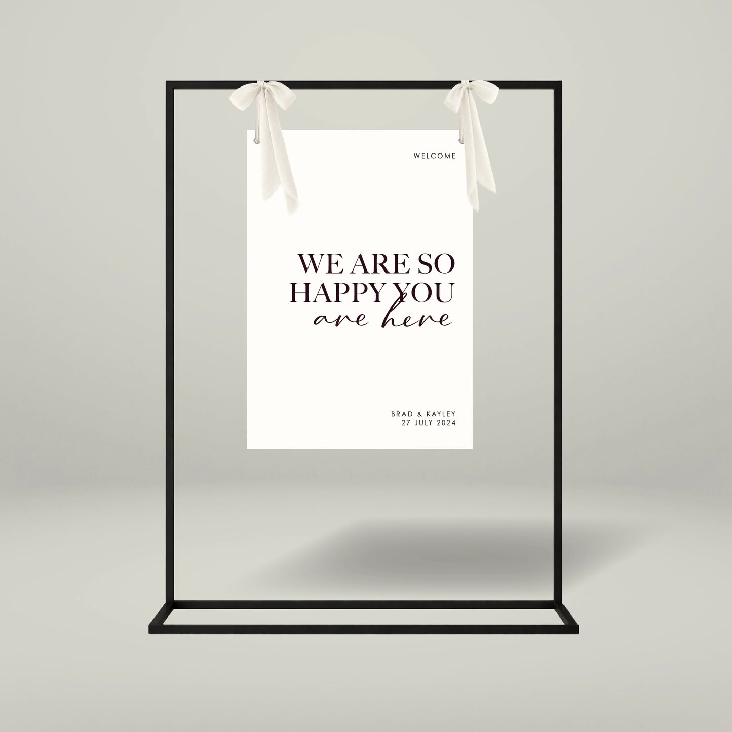 Welcome Sign - Forever