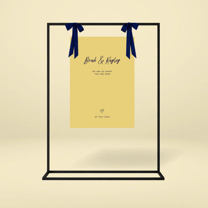 Welcome Sign - Limoncello
