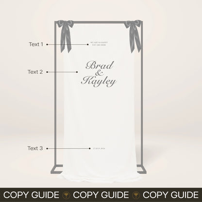 Fabric Welcome Sign - Solae