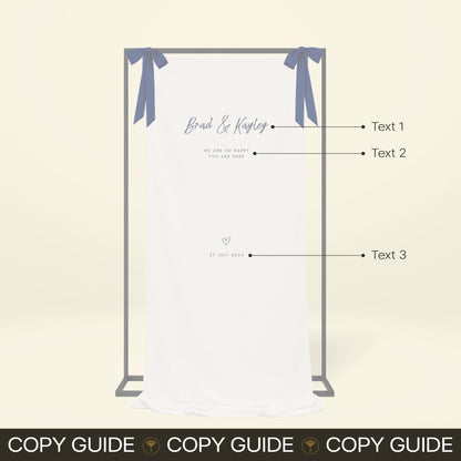 Fabric Welcome Sign - Limoncello