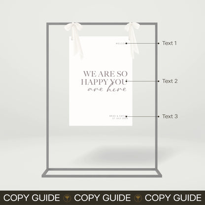 Welcome Sign - Forever