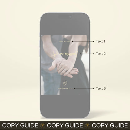 Engagement Digital Announcement - Limoncello