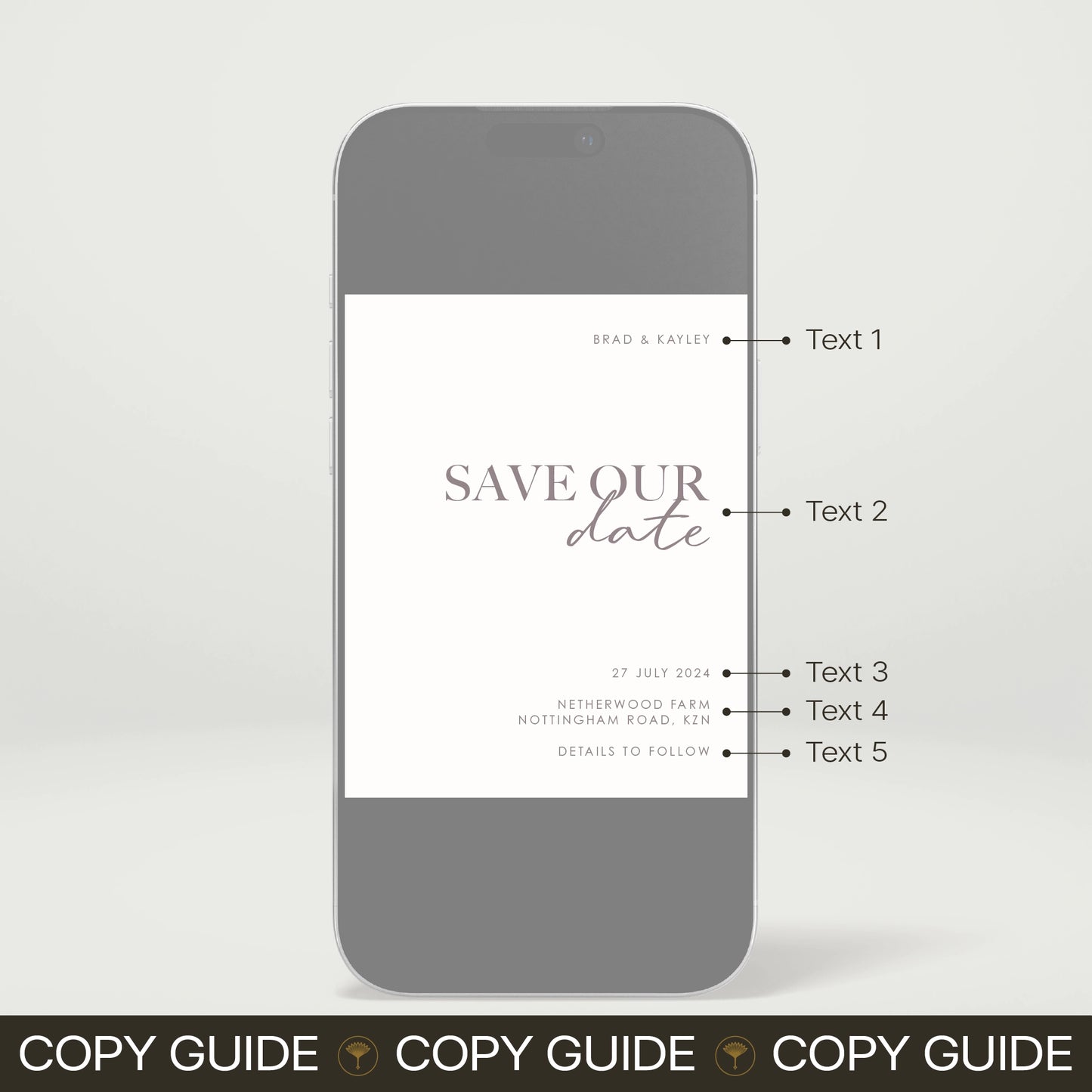 Digital Save The Date - Forever
