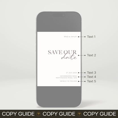 Digital Save The Date - Forever