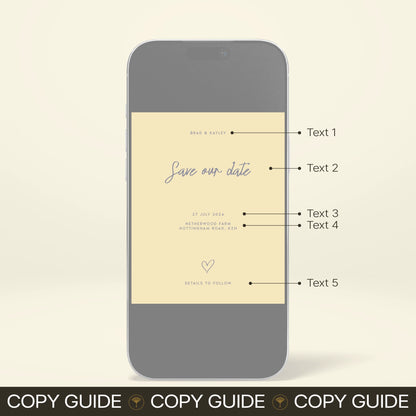 Digital Save The Date - Limoncello