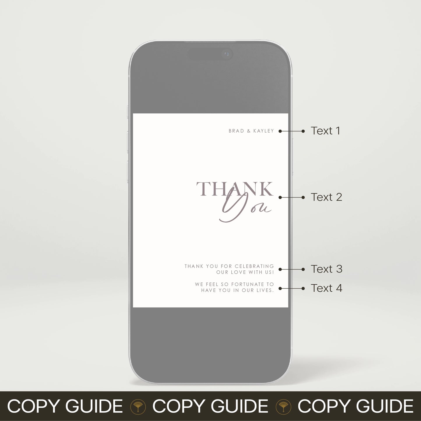 Digital Thank You Card - Forever