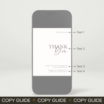 Digital Thank You Card - Forever
