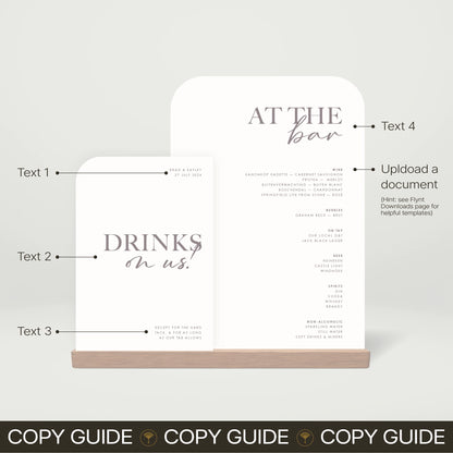 Bar Menu Stack - Forever