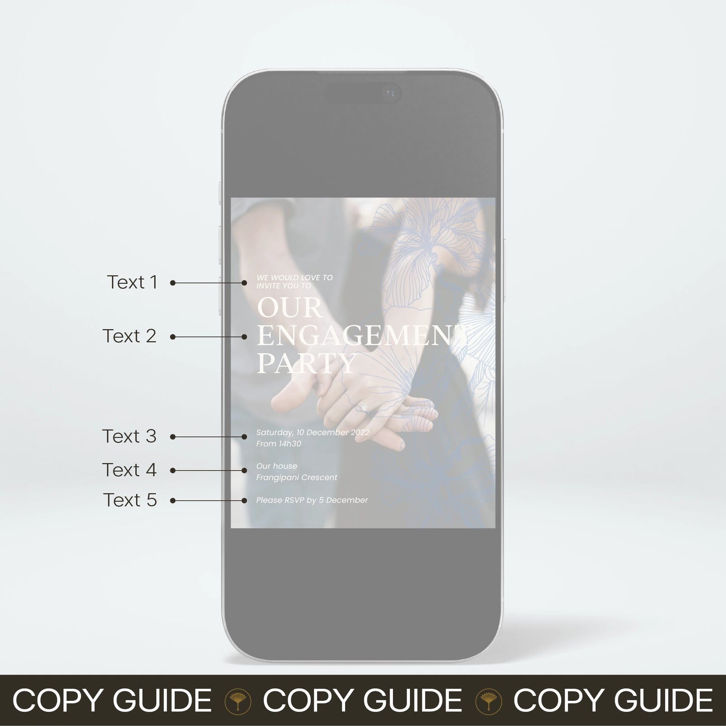 Engagement Party Digital Invitation - Nothing Else