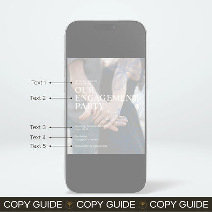 Engagement Party Digital Invitation - Nothing Else