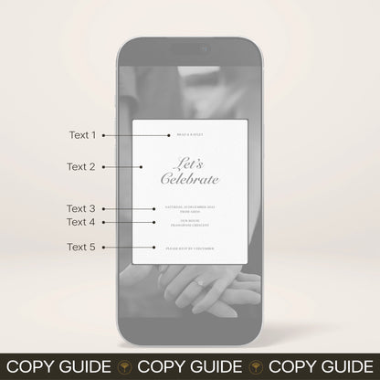 Engagement Party Digital Invitation - Solae