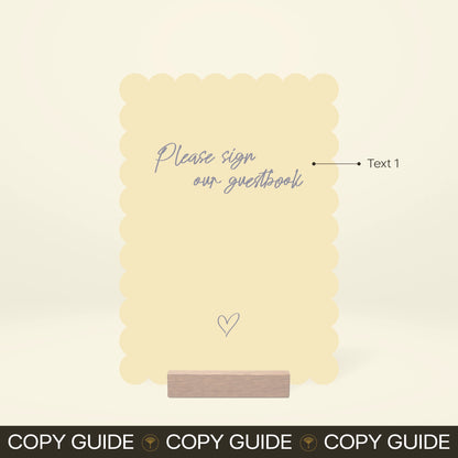 Guest Book Sign - Limoncello