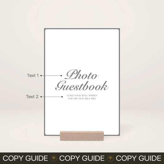 Guest Book Sign - Solae