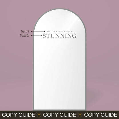 Mirror Decal - Ever After