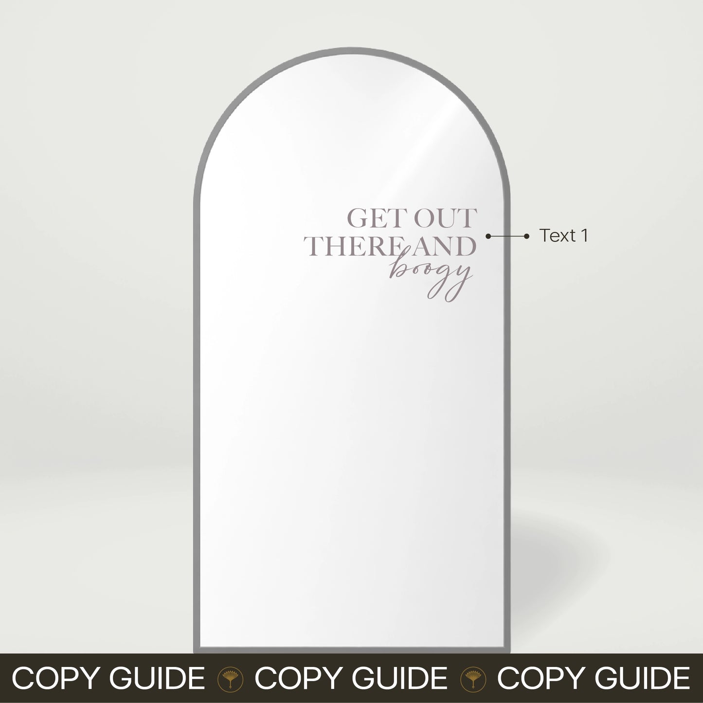 Mirror Decal - Forever