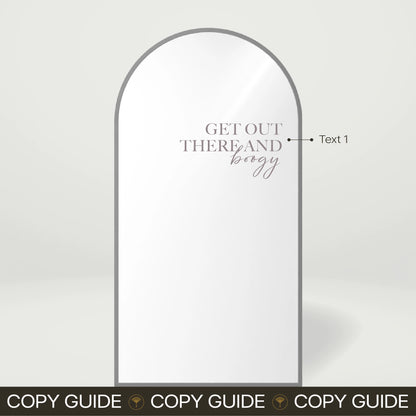 Mirror Decal - Forever