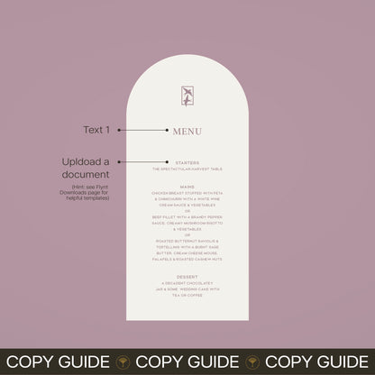 Place Menu - Ever After