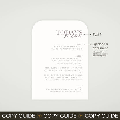 Place Menu - Forever