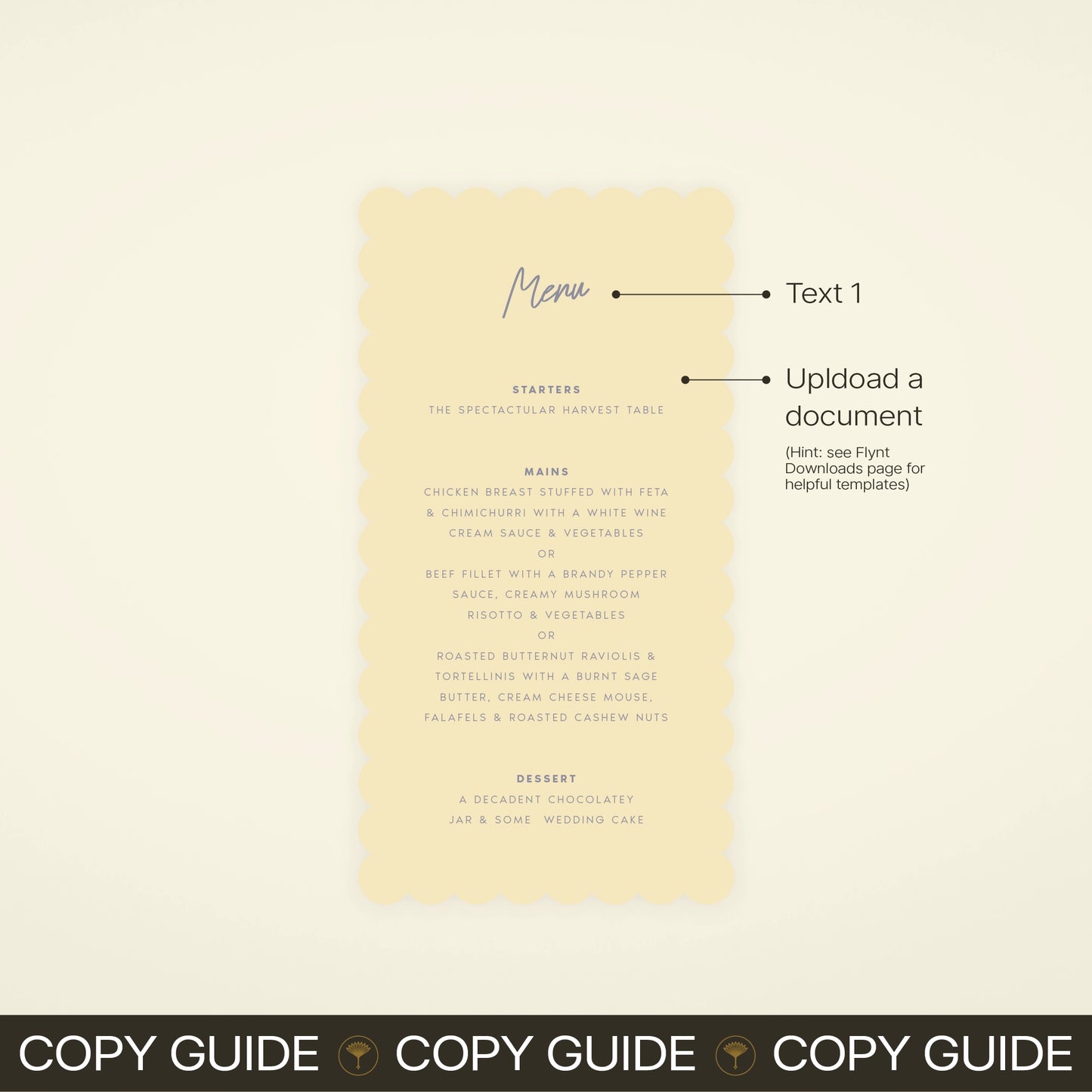 Place Menu - Limoncello