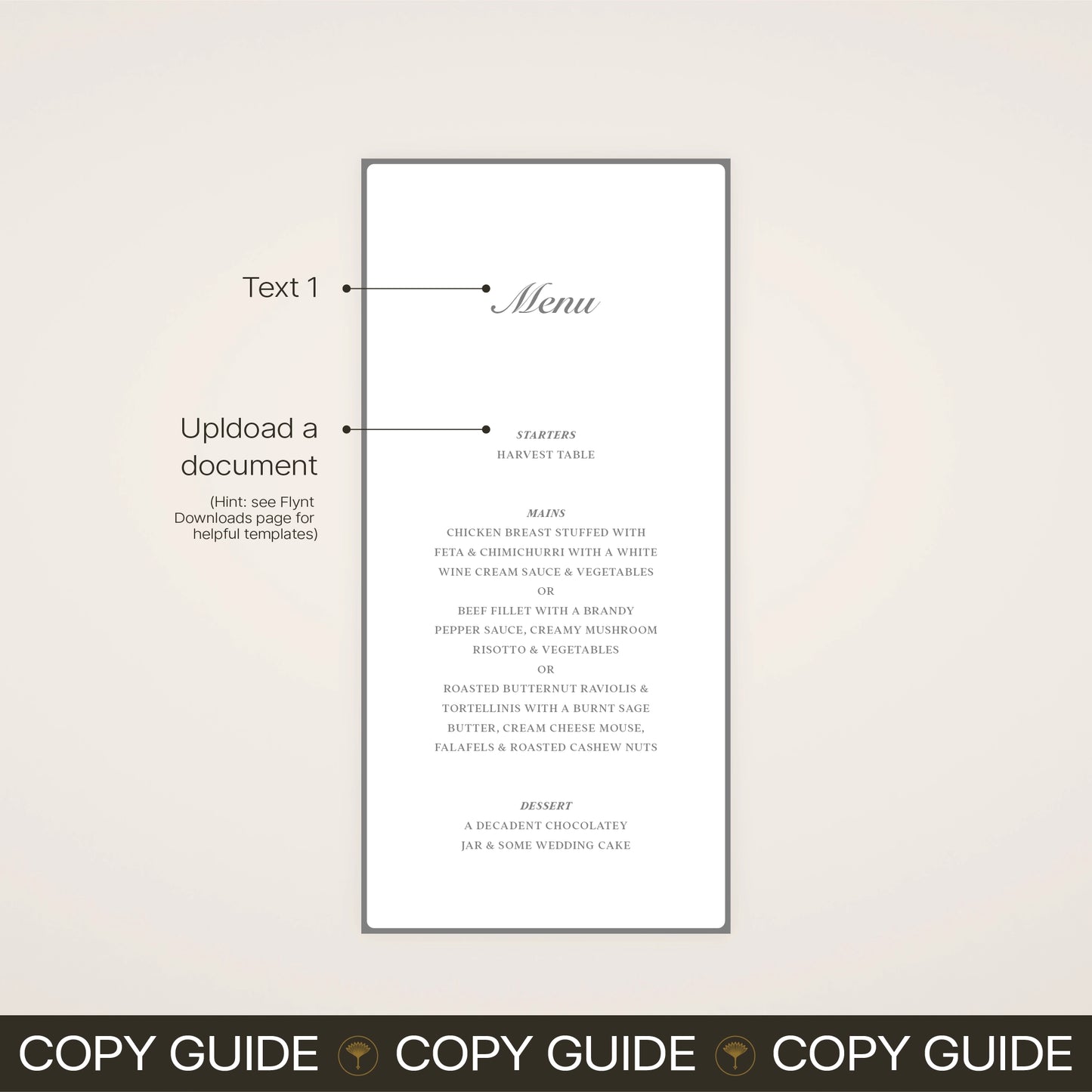 Place Menu - Solae
