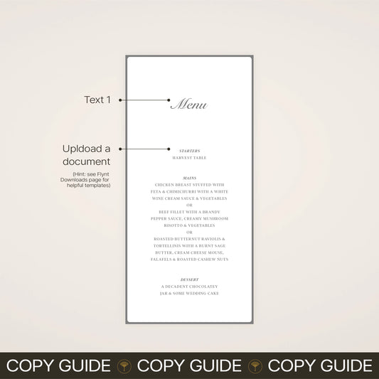 Place Menu - Solae