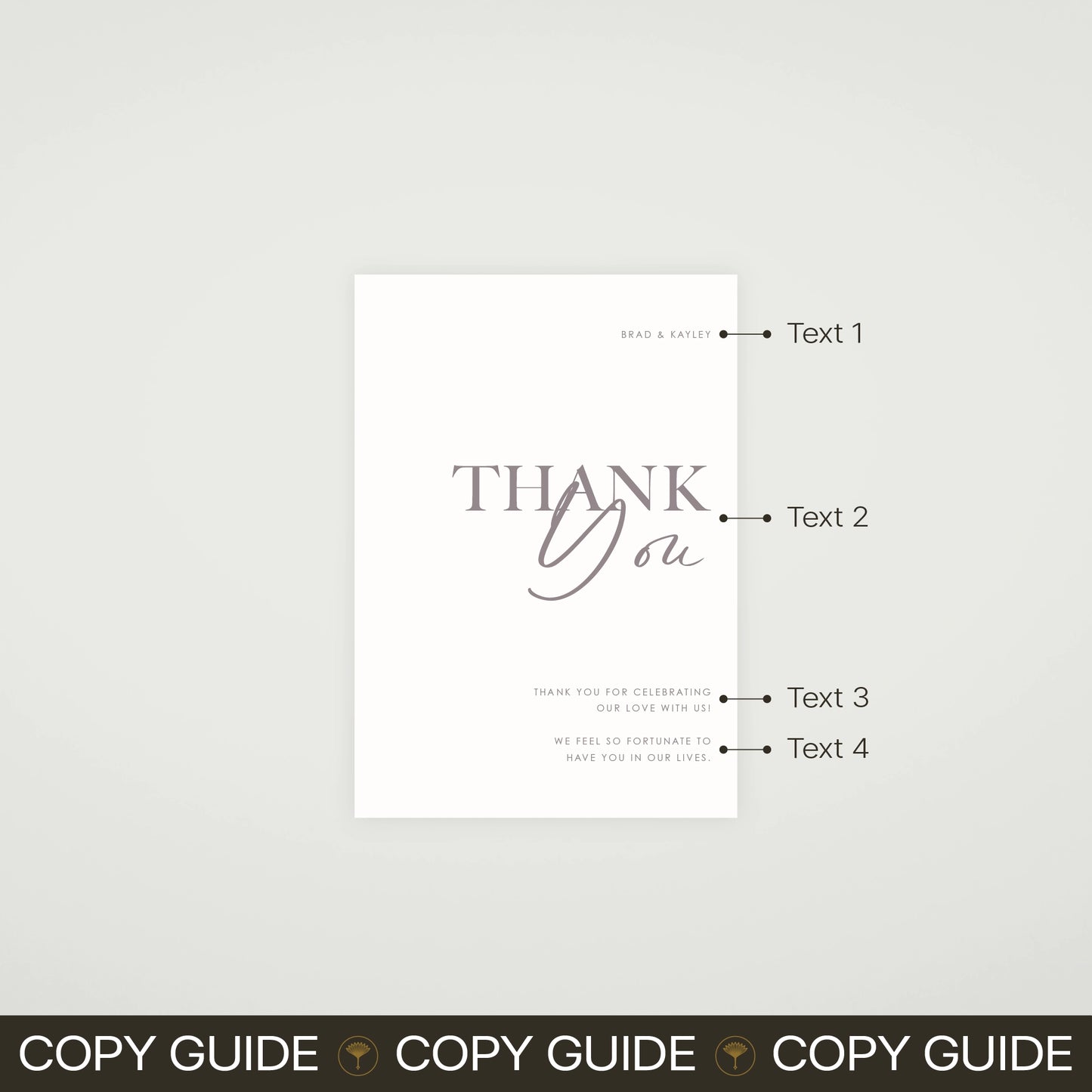 Thank You Card - Forever