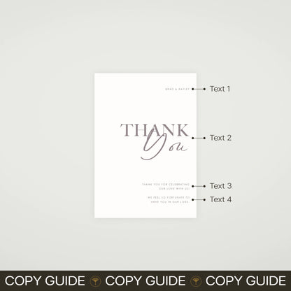 Thank You Card - Forever