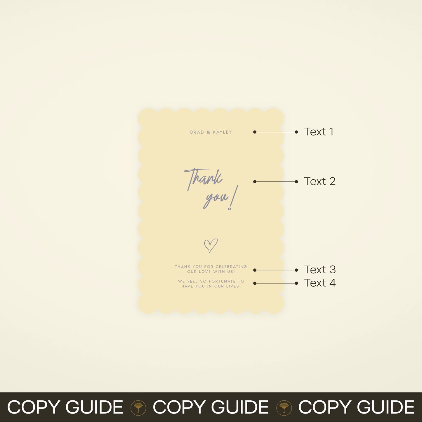 Thank You Card - Limoncello